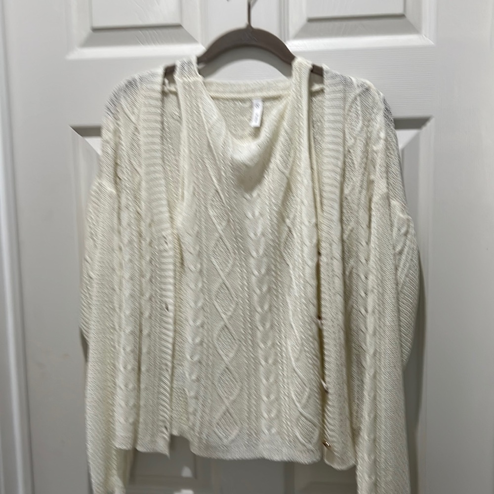 2 piece cami and cardigan set.  Brand new.